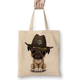 Humuts Pug Köpek 03 Bez Kadın Günlük Çanta