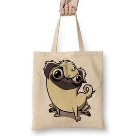 Humuts Pug Köpek Dog Pet Sevimli Cute Cartoon Animation Bez Kadın Günlük Çanta