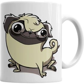 Humuts Pug Köpek Dog Pet Sevimli Cute Cartoon Animation Kupa