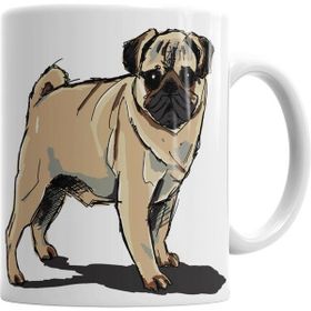 Humuts Pug Köpek Dog Pet Sevimli Cute Kupa
