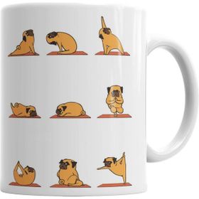 Humuts Pug Yoga Kupa