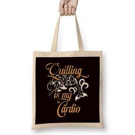 Humuts Quilling Is My Cardio Paper Filigree Crafting Hobby Artist Bez Kadın Günlük Çanta