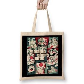 Humuts Qwertee Mario Bez Kadın Günlük Çanta