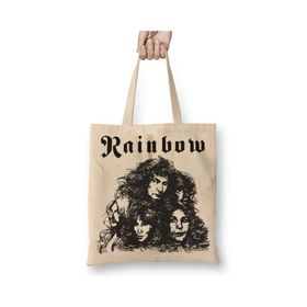 Humuts Rainbow Long Live Rock N Roll Bez Kadın Günlük Çanta