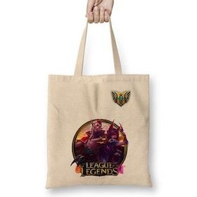 Humuts Rakan E Xayah Lol League Of Legends Bez Uzun Saplı Açık Bej Rengi Çanta