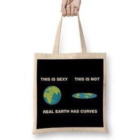 Humuts Real Earth Has Curves Flat Earth Bez Uzun Saplı Açık Bej Rengi Çanta