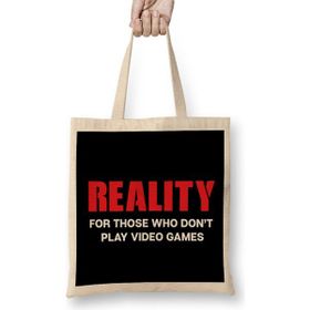 Humuts Reality For Those Who Don't Play Video Games Bez Uzun Saplı Açık Bej Rengi Çanta