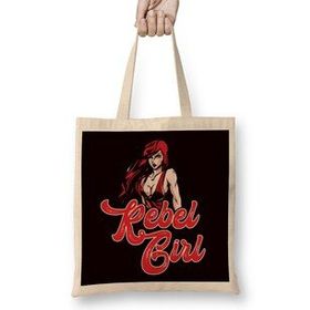 Humuts Rebel Ginger Girl Redhead Red Haired Red Head Irish Bez Uzun Saplı Açık Bej Rengi Çanta
