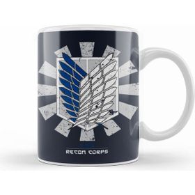 Humuts Recon Corps Retro Japanese Attack On Titan Kupa Bardak