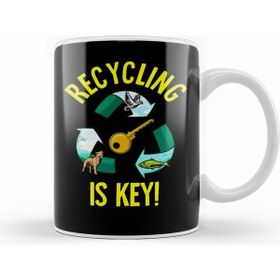 Humuts Recycling Is Key Cute Eco Environment Health Kupa Bardak