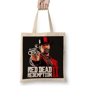 Humuts Red Dead Redemption 2 Bez Uzun Saplı Açık Bej Rengi Çanta