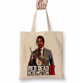 Humuts Red Dead Redemption 2 Javier Escuela Bez Uzun Saplı Açık Bej Rengi Çanta