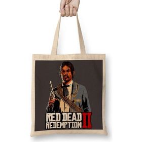 Humuts Red Dead Redemption 2 Javier Escuela Bez Uzun Saplı Açık Bej Rengi Çanta
