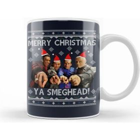 Humuts Red Dwarf Merry Christmas Ya Smeghead Kupa Bardak
