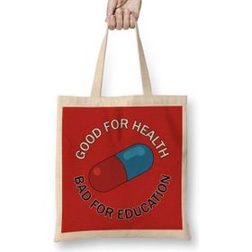 Humuts Red Pill Akira Pillakira Capsule Drugs Akira Jacket Bez Uzun Saplı Açık Bej Rengi Çanta