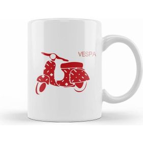 Humuts Red Vespa Kupa Bardak