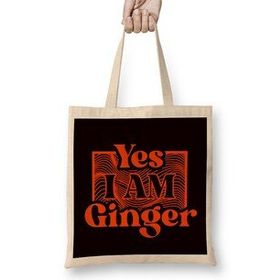 Humuts Redhead Red Orange Hair Ginger Girl Irish Red Head Bez Kadın Günlük Çanta