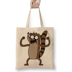 Humuts Regular Show Rickboy Bez Uzun Saplı Açık Bej Rengi Çanta