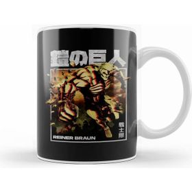 Humuts Reiner Braun Reiner Attack On Titan Kupa Bardak