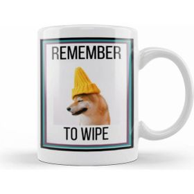Humuts Remember to Wıpe Dog Lover Gift Kupa