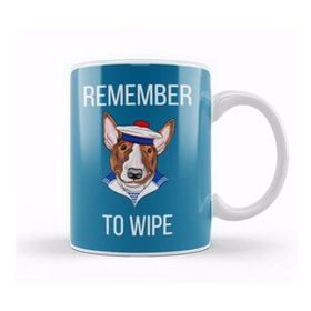 Humuts Remember to Wıpe Funny Dog Lover Gift Kupa