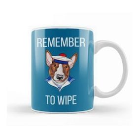 Humuts Remember to Wıpe Funny Dog Lover Gift Kupa