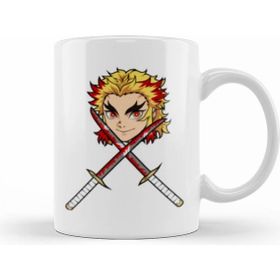 Humuts Rengoku Demon Slayer Kupa Bardak