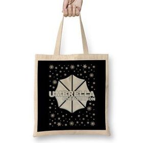 Humuts Resident Evil Umbrella Corporation Christmas Snow Logo Bez Uzun Saplı Açık Bej Rengi Çanta