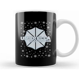 Humuts Resident Evil Umbrella Corporation Christmas Snow Logo Kupa Bardak