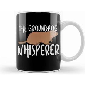 Humuts Respect The Groundhog Whisperer Cute Groundhog S Day 2020 Kupa Bardak