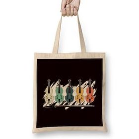 Humuts Retro Cello Cellist Musical Instrument Orchestra Concert Bez Çanta