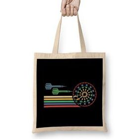 Humuts Retro Dartboard Vintage Darts Arrow Dart Player Bullseye Bez Çanta