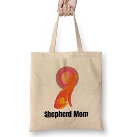 Humuts Retro German Shepherd Mom Gift Dog Mother Pet Mama Bez Çanta
