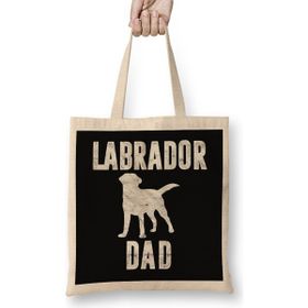 Humuts Retro Labrador Dad Gift Dog Daddy Golden Black Lab Father 01 Bez Çanta