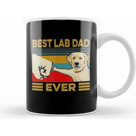 Humuts Retro Labrador Dad Gift Dog Daddy Golden Black Lab Father 02 Kupa