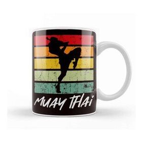 Humuts Retro Muay Thai Vintage Mma Martial Arts Thailand Boxing Kupa