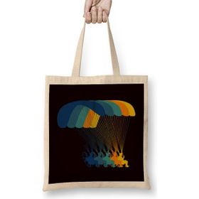 Humuts Retro Paramotor Vintage Paramotoring Paraglider Hang Gliding Bez Çanta