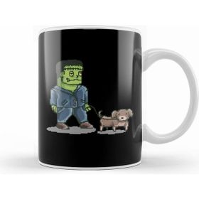 Humuts Retro Pixel Frankenstein Dog Walker Kupa
