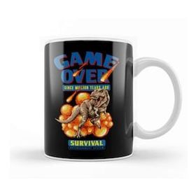 Humuts Retro Pixel Game Over Dinosaur Survival Kupa