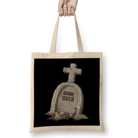 Humuts Retro Pixel Game Over Gravestone Bez Çanta