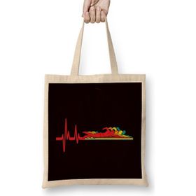 Humuts Retro Swimmer Heartbeat Vintage Swimming Pool Water Sports Bez Çanta