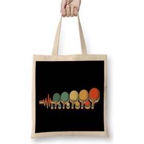 Humuts Retro Table Tennis Heartbeat Pingpong Paddle Bez Çanta