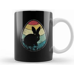 Humuts Retro Vintage Bunny Egg Happy Easter Kupa