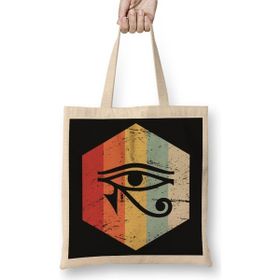 Humuts Retro Vintage Egyptian Eye Of Horus Bez Çanta