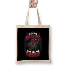 Humuts Riding Bulls Punchin' Fools Competitive Bull Rider Bez Çanta
