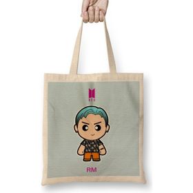 Humuts Rm Bts Leader Minime Version Bez Uzun Saplı Açık Bej Rengi Çanta