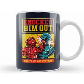 Humuts Rockem Sockem Robots Knock Out Pixel Art Kupa