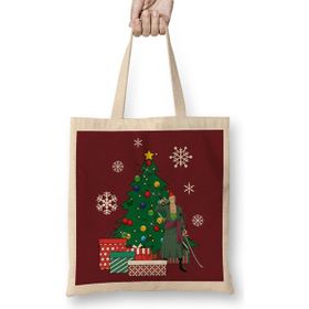 Humuts Roronoa Zoro Around The Christmas Tree Bez Kadın Günlük Çanta