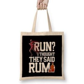 Humuts Run I Thought They Said Rum Funny Runner Pun Bez Kadın Günlük Çanta