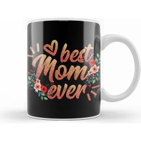 Humuts S Cute Floral Best Mom Ever Circle Flower Mothers Day Anneler Günü Kupa